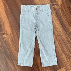 GYMBOREE - Gray Seersucker pants